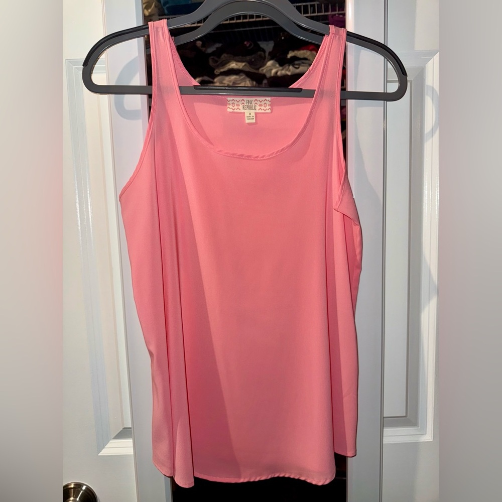 Pink Republic Vibrant coral Tank Top
